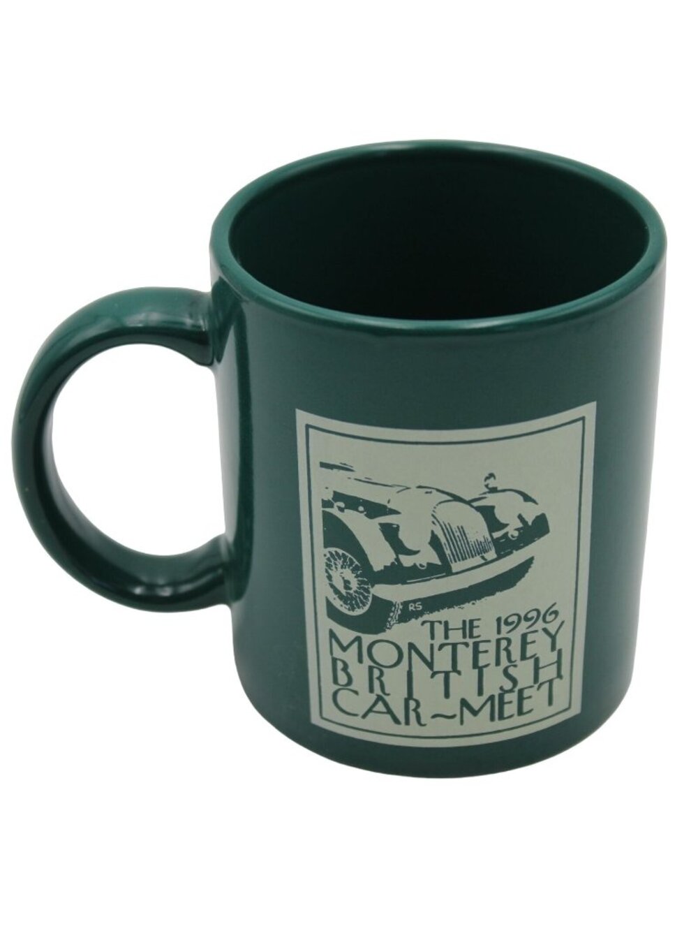 1996 Monterey British Car Meet Car Week Green 10oz Cup Coffee Mug Tea